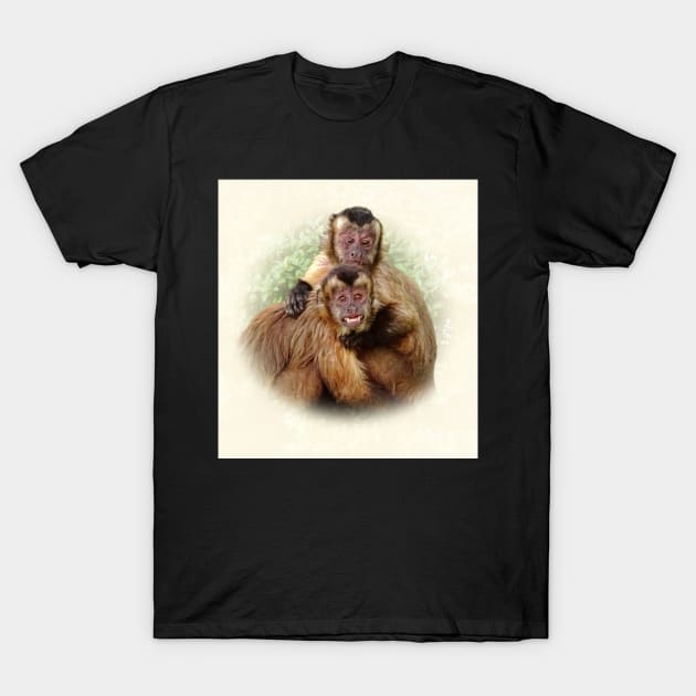 Frightened monkeys T-Shirt by Guardi